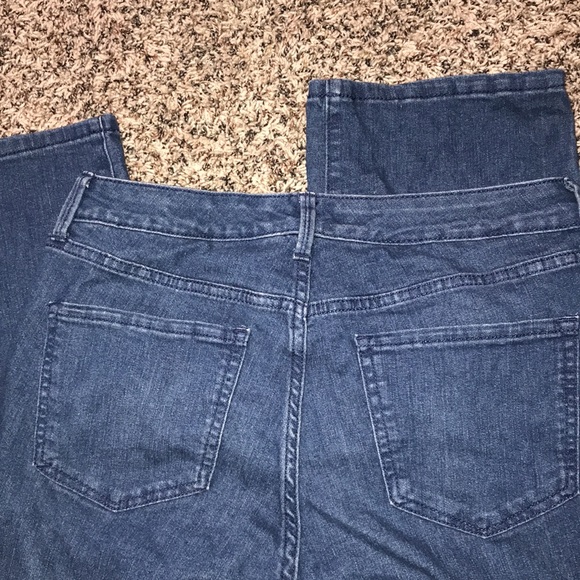 🐠NINE WEST Chrystie Capri Size 10 Cropped Fit Stretxh Women's Blue Jeans | NWOT - Picture 3 of 4
